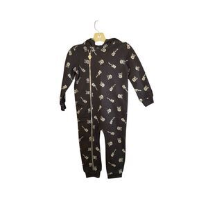 Koala kik baby one piece full zip Hooded school outfit, 18/24 months